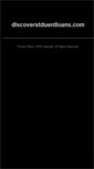 Mobile Screenshot of discoverstduentloans.com